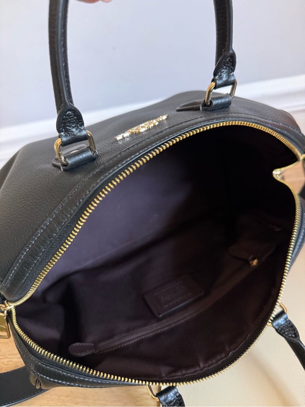 Coach Large Rowan Pebble Leather - Picture 4 of 9